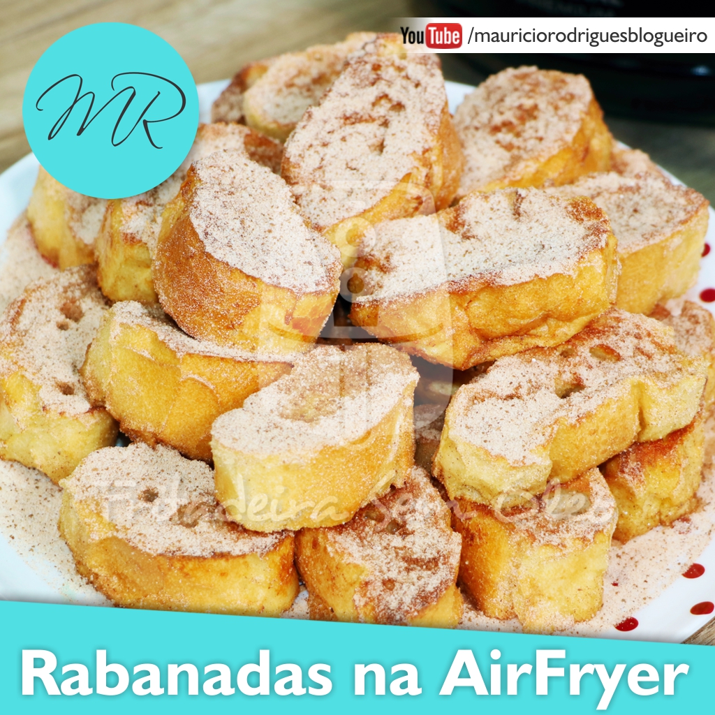 Rabanada Salgada na AirFryer