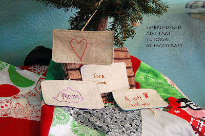 Kisses tags Jaceycraft: HCB: Embroidered Gift Tags Tutorial