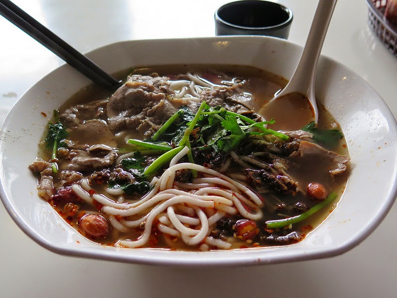 Full Noodle Frontity Spicy Beast Noodle Soup At Oakland Chinatown's