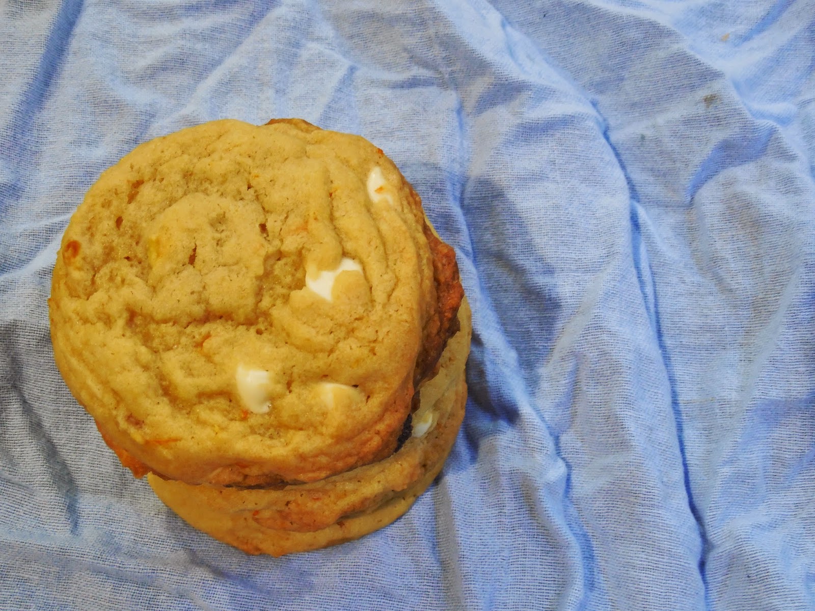 Two Kid Kitchen soft & chewy orange creamsicle cookies