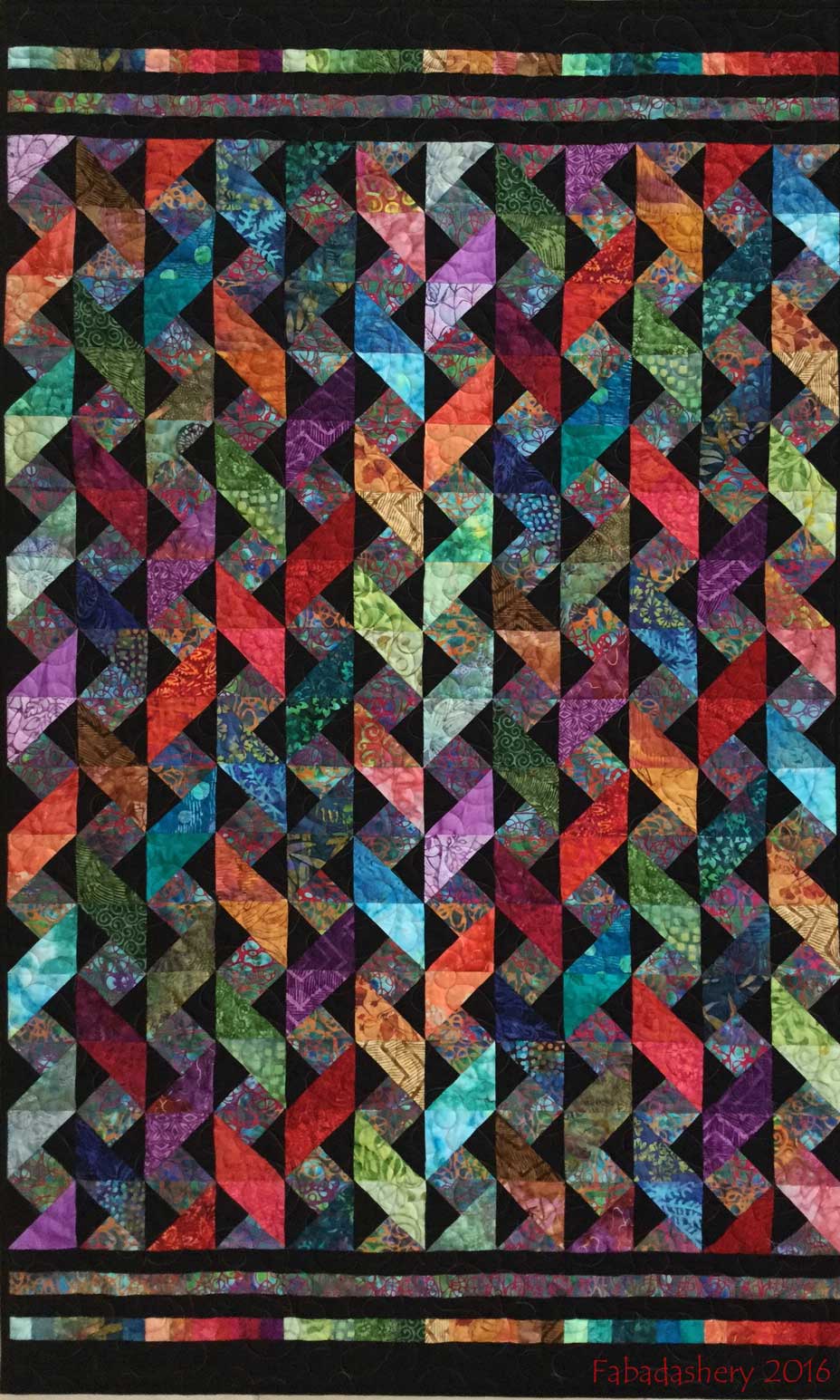 Fabadashery Colourwave Quilt