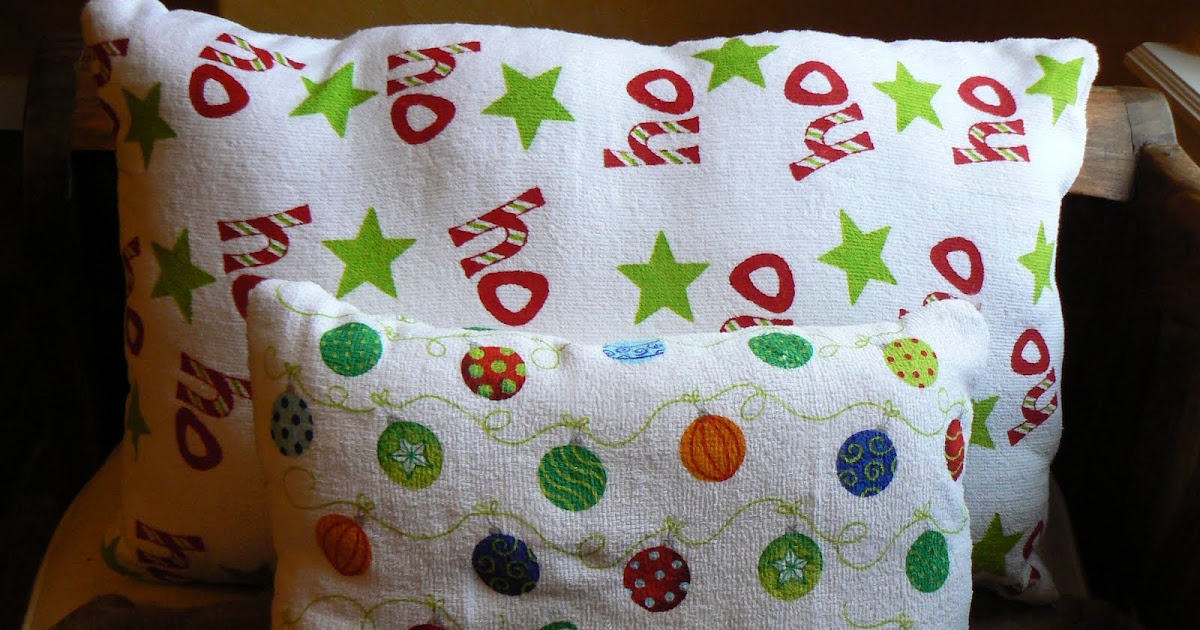 The Creative Homemaker {Kitchen Towel} Pillows