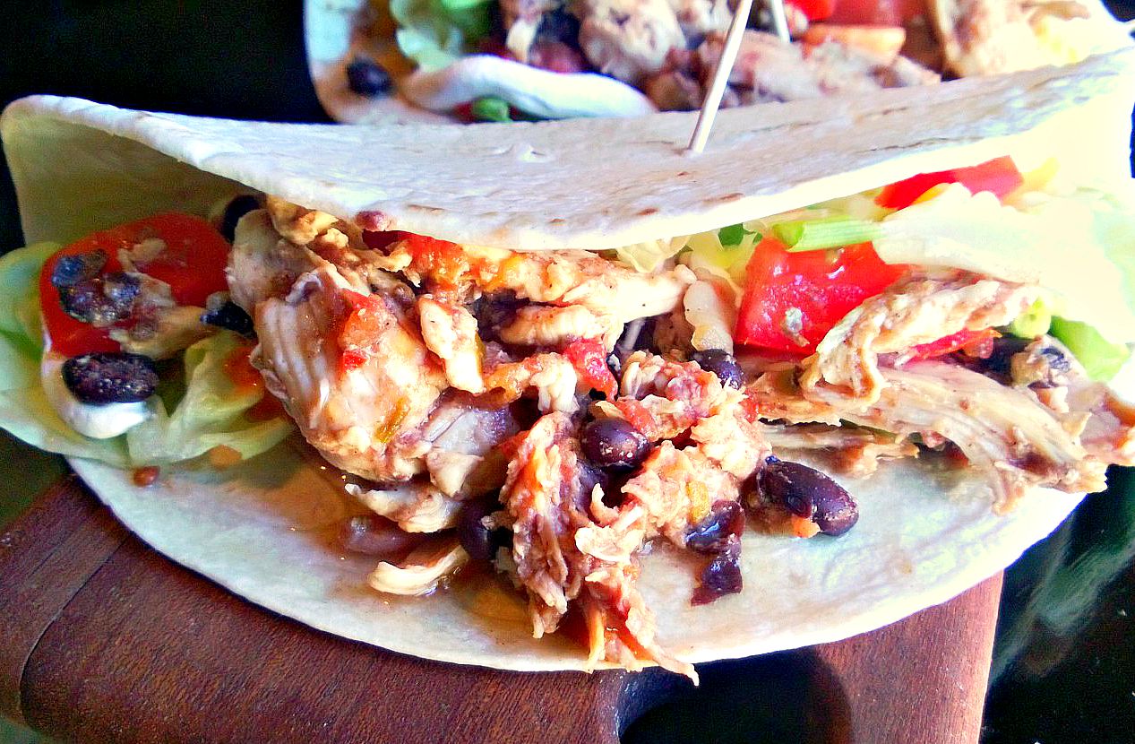 Easy Slow Cooker Chicken Tacos Lou Lou Girls