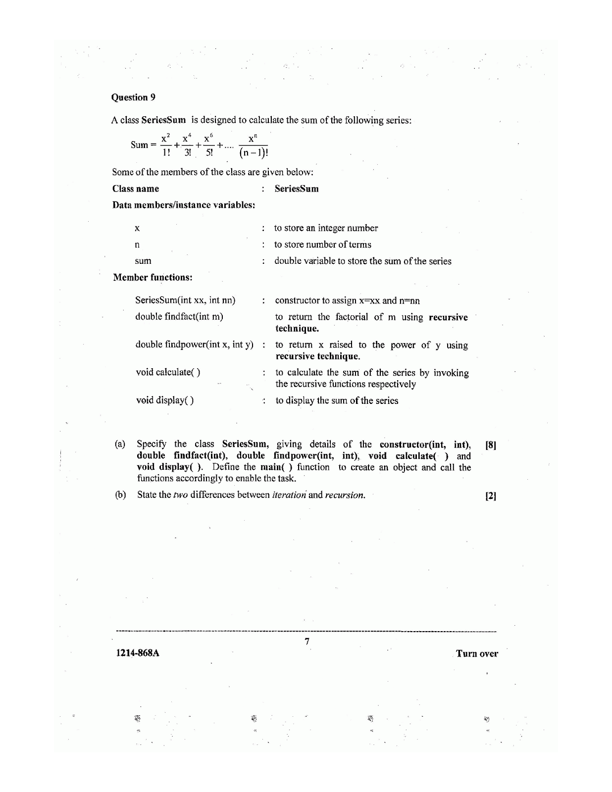 isc 2014 class 12th computer science question paper isc 2014 class 12th computer science question paper