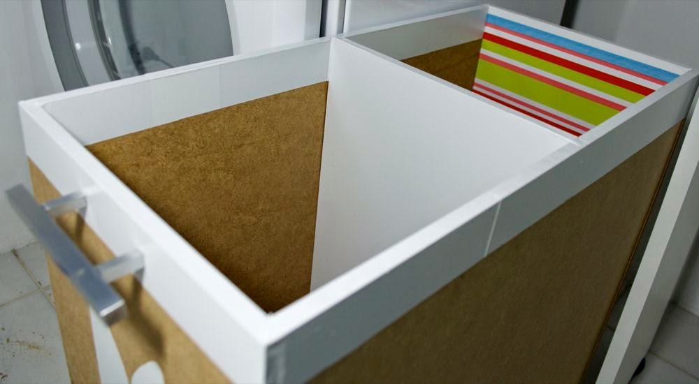 Tu Organizas.: Cesto de roupas na lavanderia