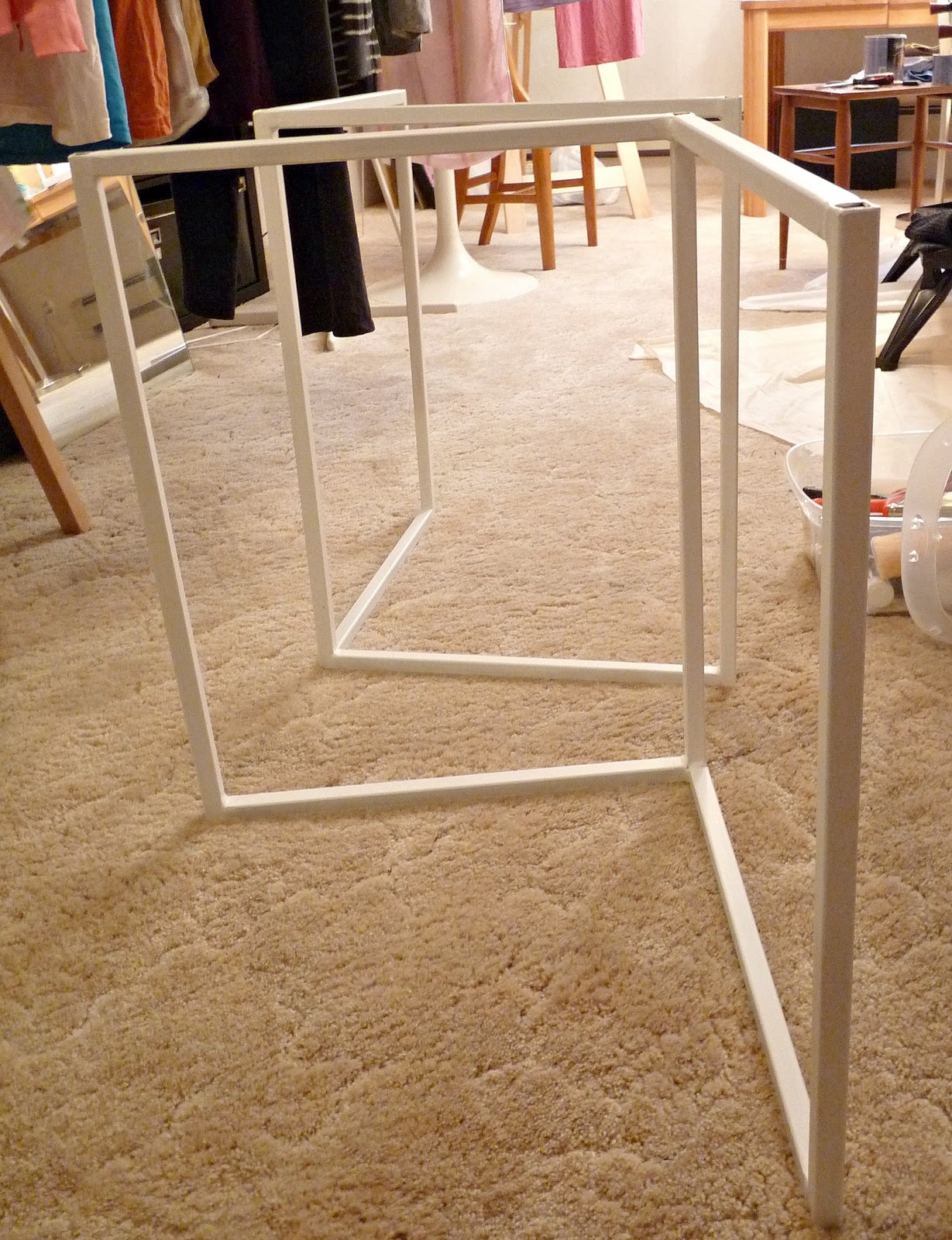 Painted Metal Desk