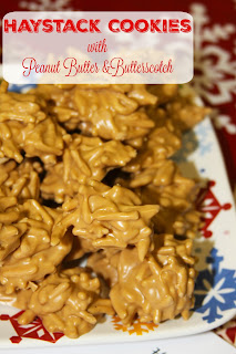 No Bake Haystack Cookies - with peanut butter and butterscotch