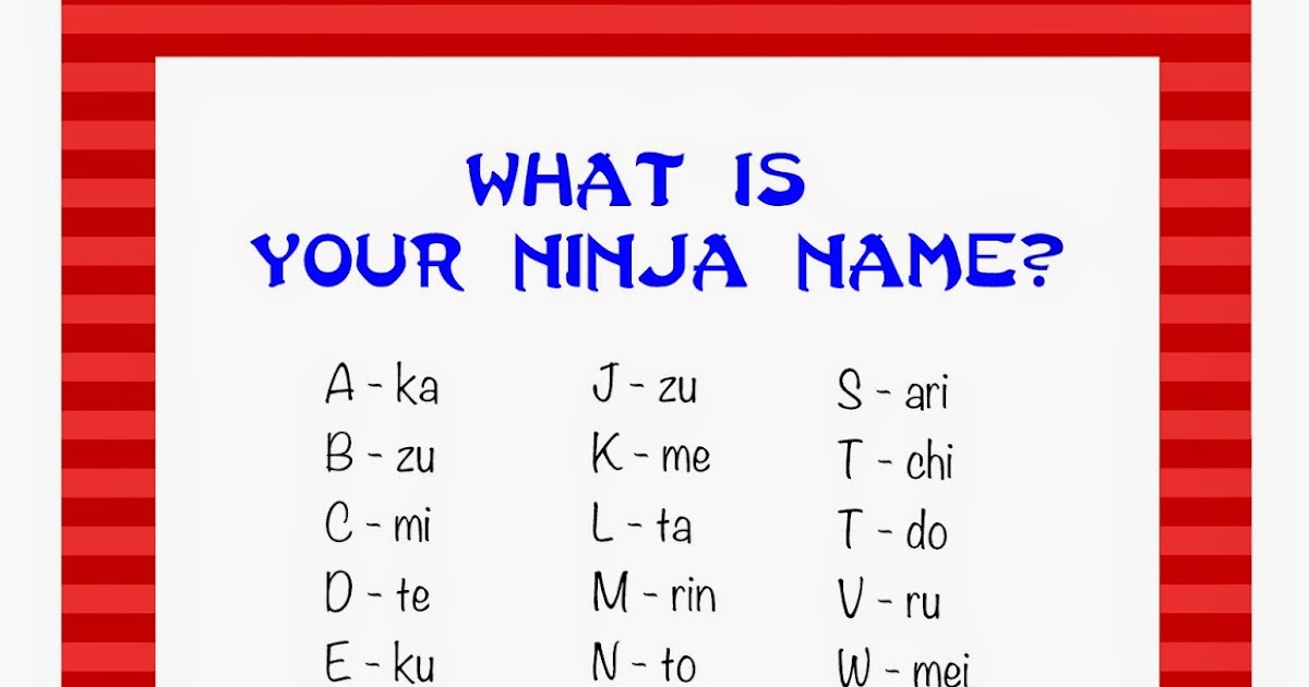 ninja name generator hd