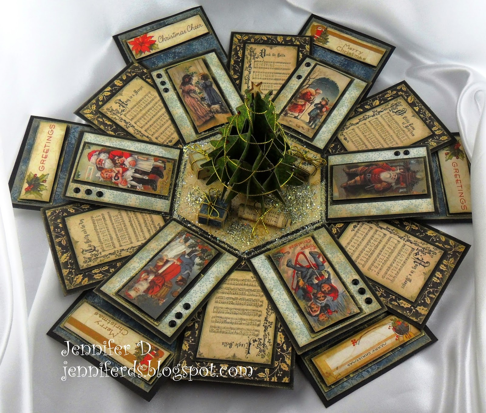 JenniferD's Blog Hexagon Exploding Box Tutorial