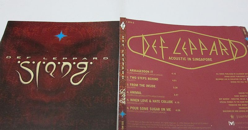 ku di halaman rindu 2021 REBOOT: slang + acoustic in singapore ( def leppard  1996 double cd )