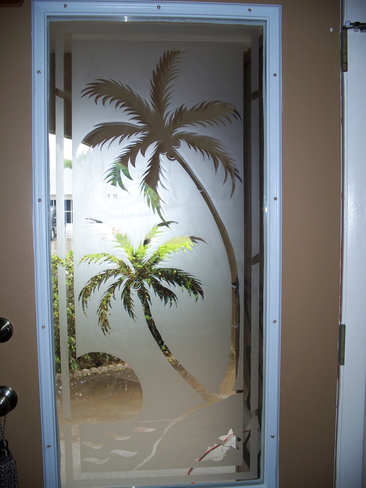 1600 #819734 Artistic Pursuits: Glass Etching Front Door image Front Doors With Frosted Glass 38731200