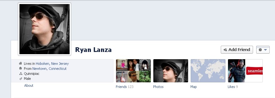 Pundit Press: Ryan Lanza Facebook Profile Found