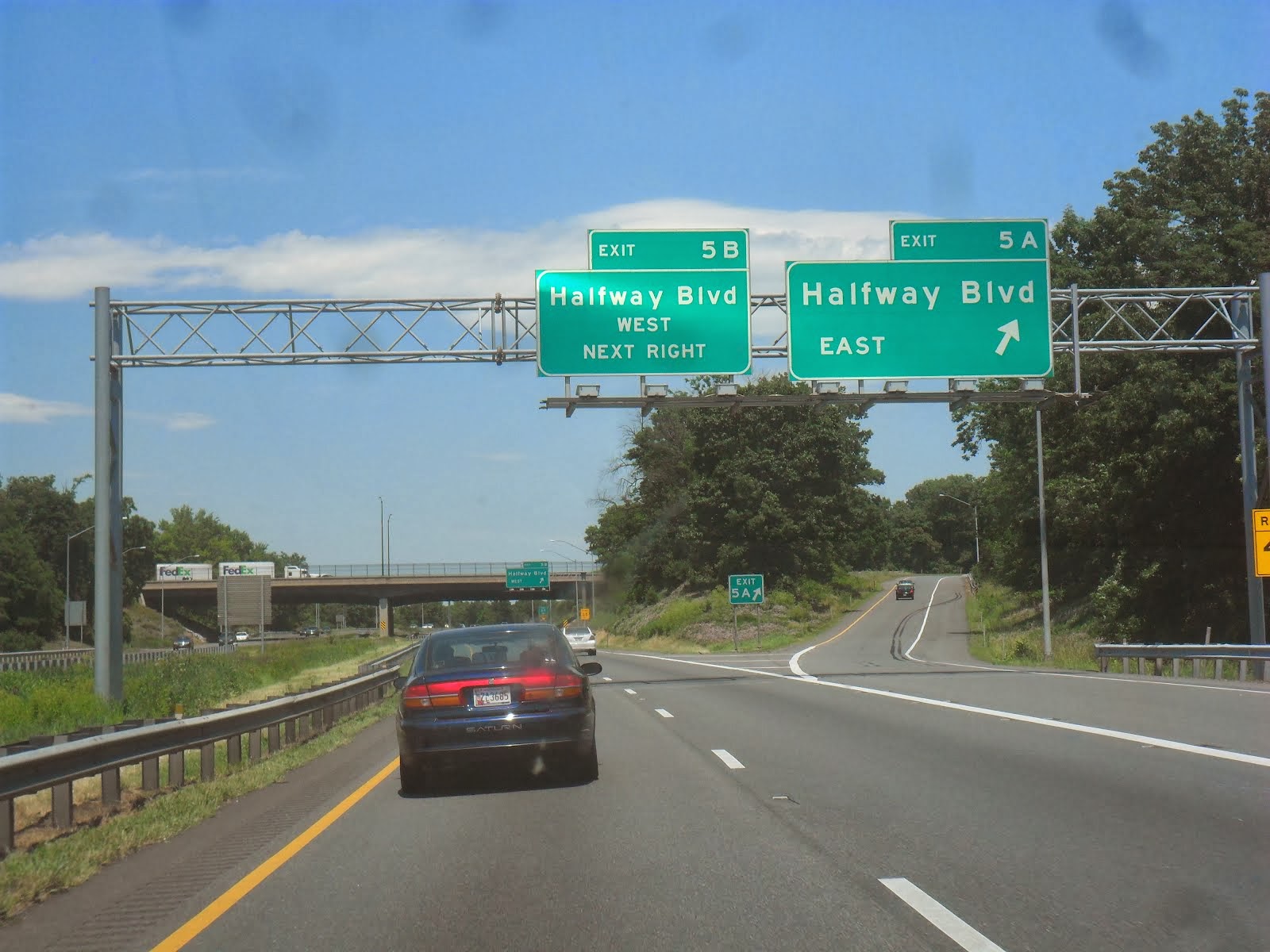 Luke's Signs I81 & I70 in Hagerstown, MD; I81 & Halfway Blvd. in