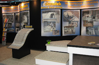 Duradek Booth at the Vancouver Home and Garden Show February 2012