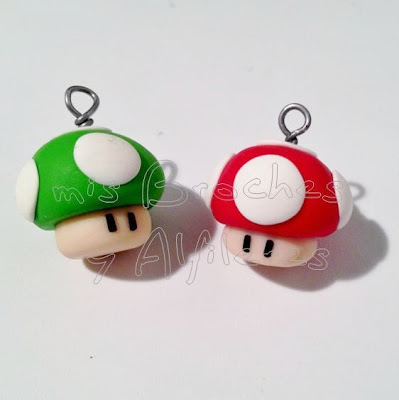 llavero fimo mario bros