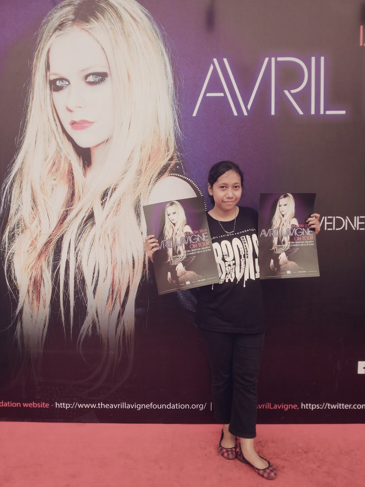 Me with Avril ;D