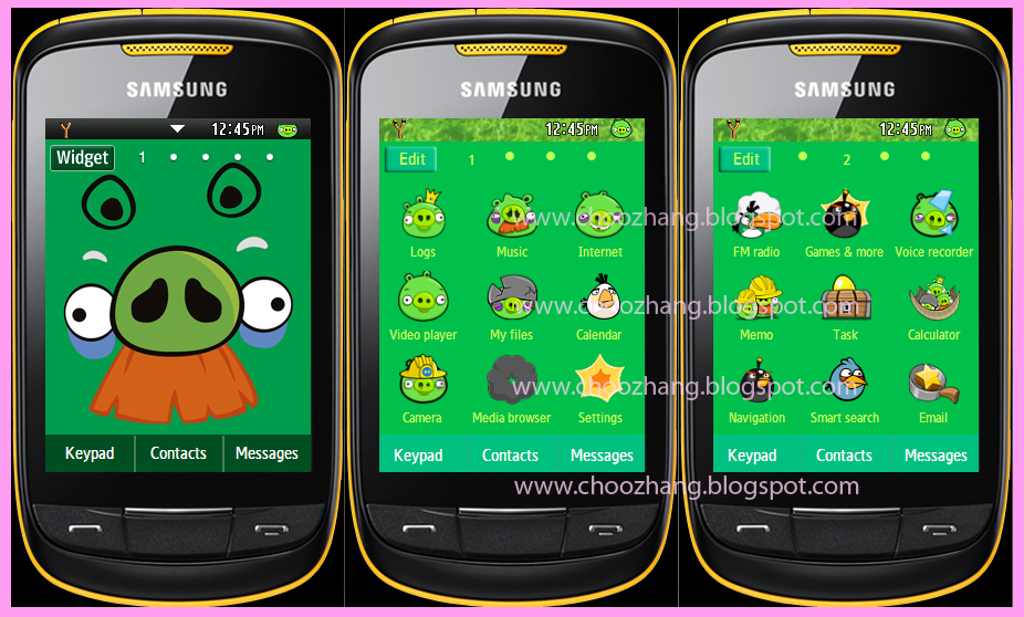 Download samsung corby 2 gt s3850 themes files
