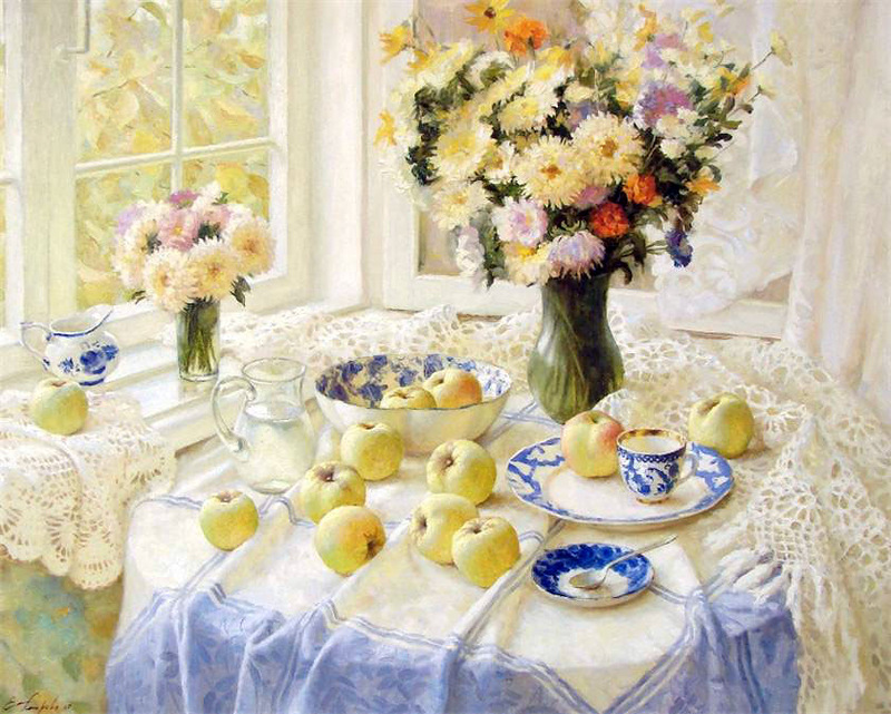 7 das Artes Conheçam algumas das belíssimas pinturas de Elena Petrova.