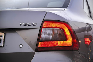 new skoda rapid back light