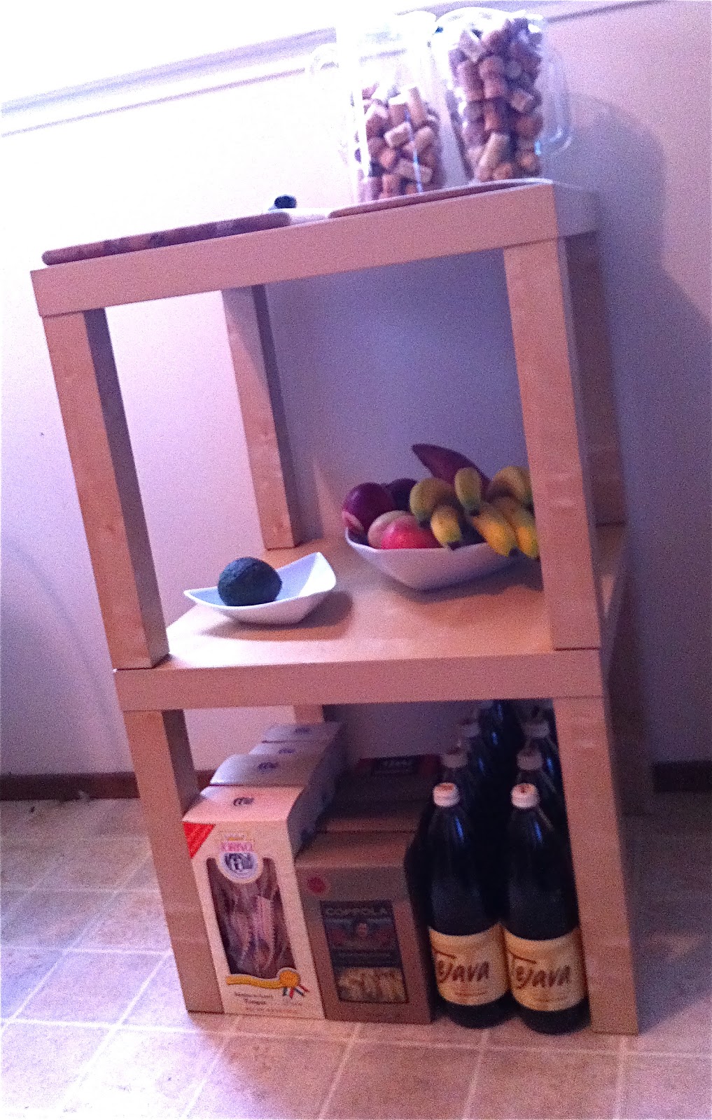 Satin And Salt DIY extra counter space