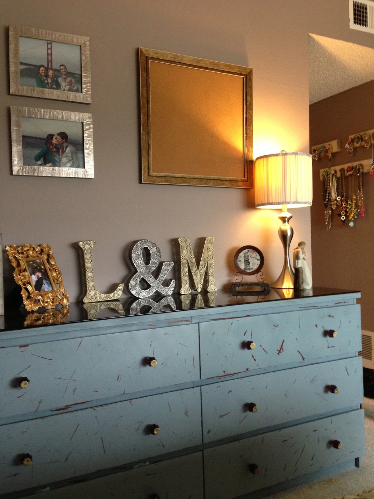 Forever and Always how to antique ikea crap.