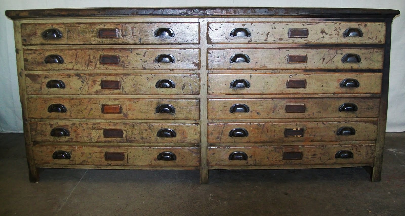 Lucah Designs Antique Map Cabinet