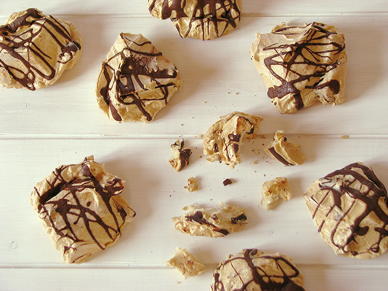 MERINGUES BIO ZEBREES AU CHOCOLAT Recettes BIO et faitmaison le