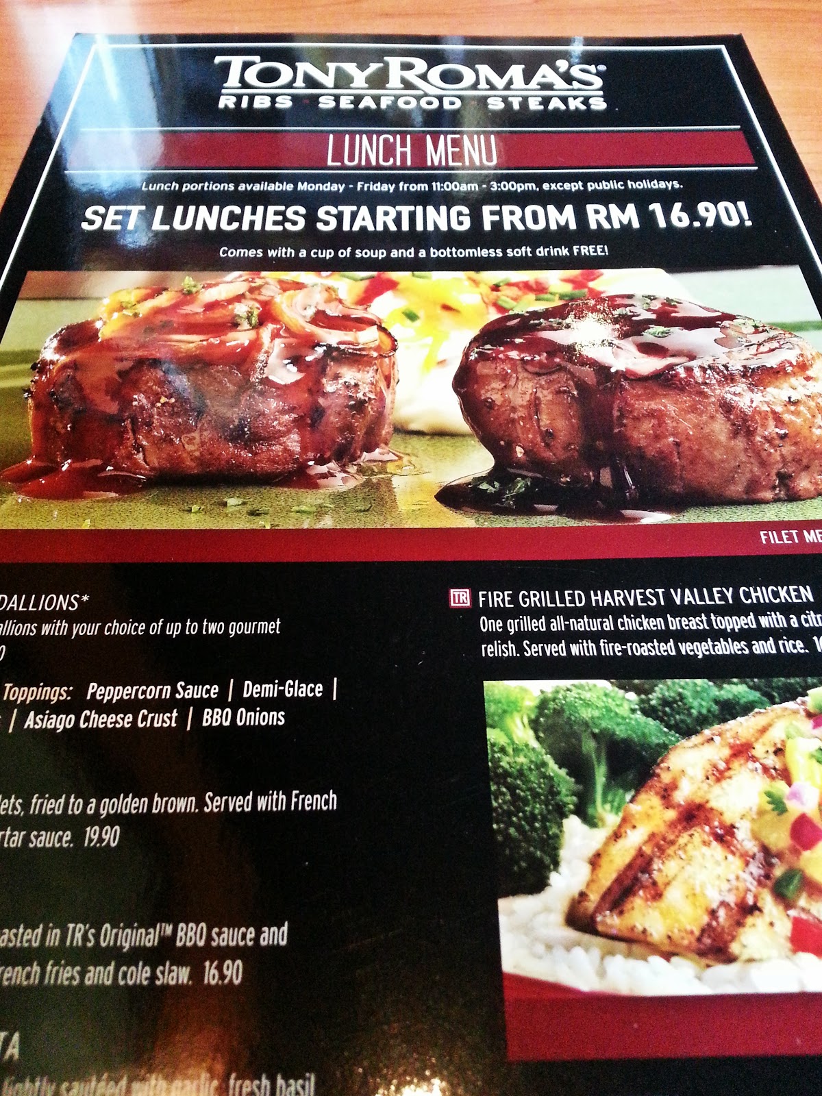 Venoth's Culinary Adventures: Tony Romas @ Mont Kiara ...