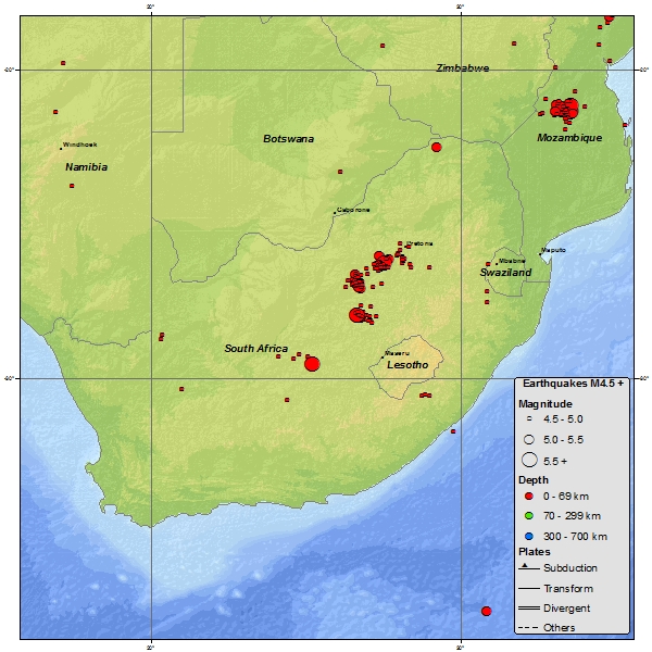 SA Weather and Disaster Observation Service A big earthquake expected