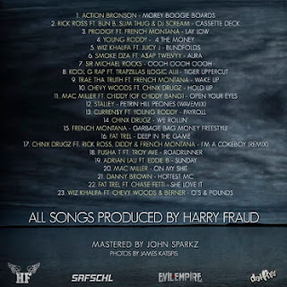 Harry Fraud - Adrift mixtape (back)