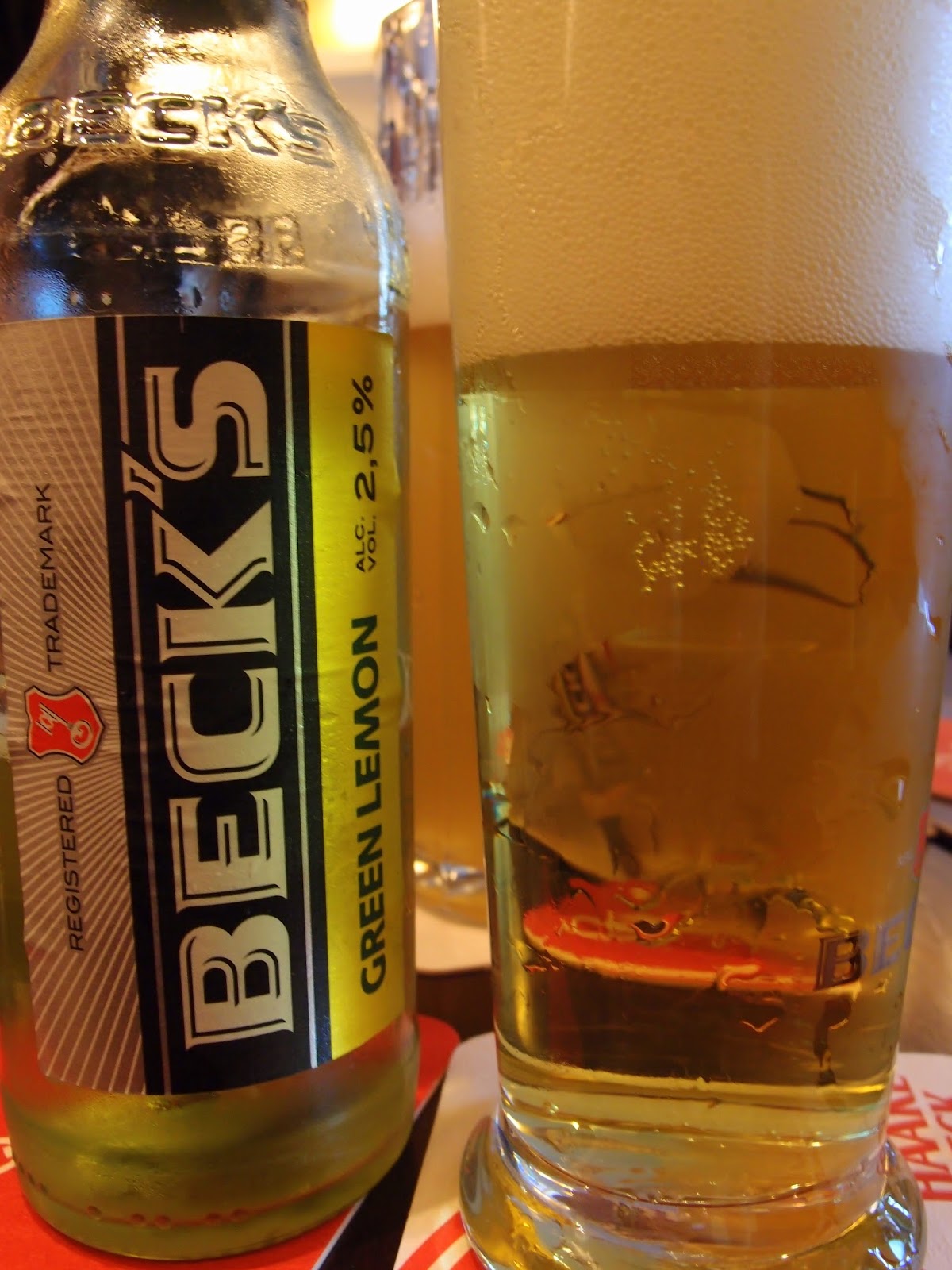 The VegHog Beck's beer mix drinks