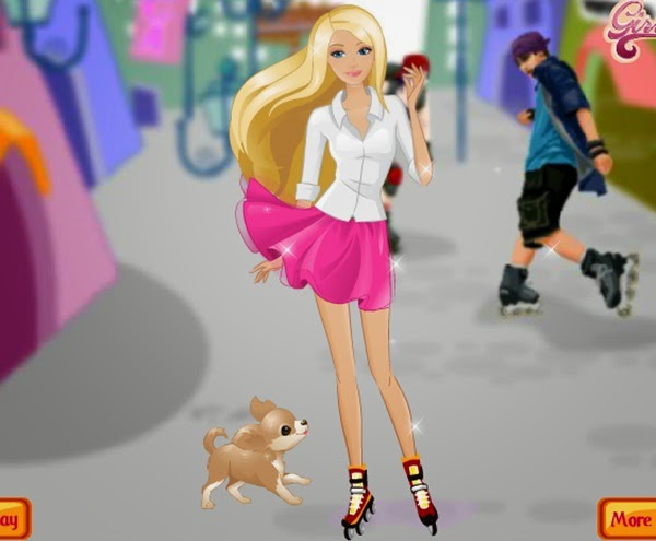 Jogos de Skate: Jogo da Barbie de patins!