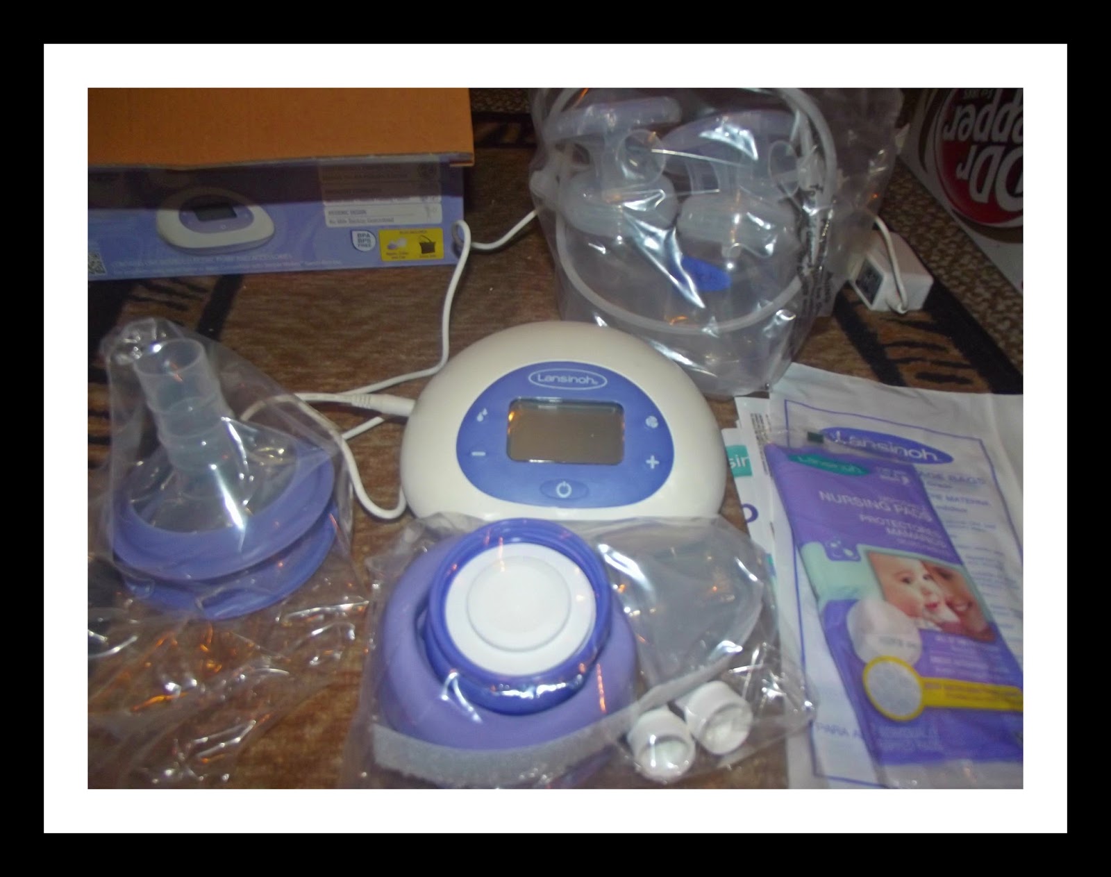 Just A Country Gal Lansinoh Double Electric Breast Pump & Accessories!