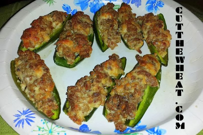 Sausage and Cream Cheese Stuffed Jalapeno Peppers Cut The Wheat