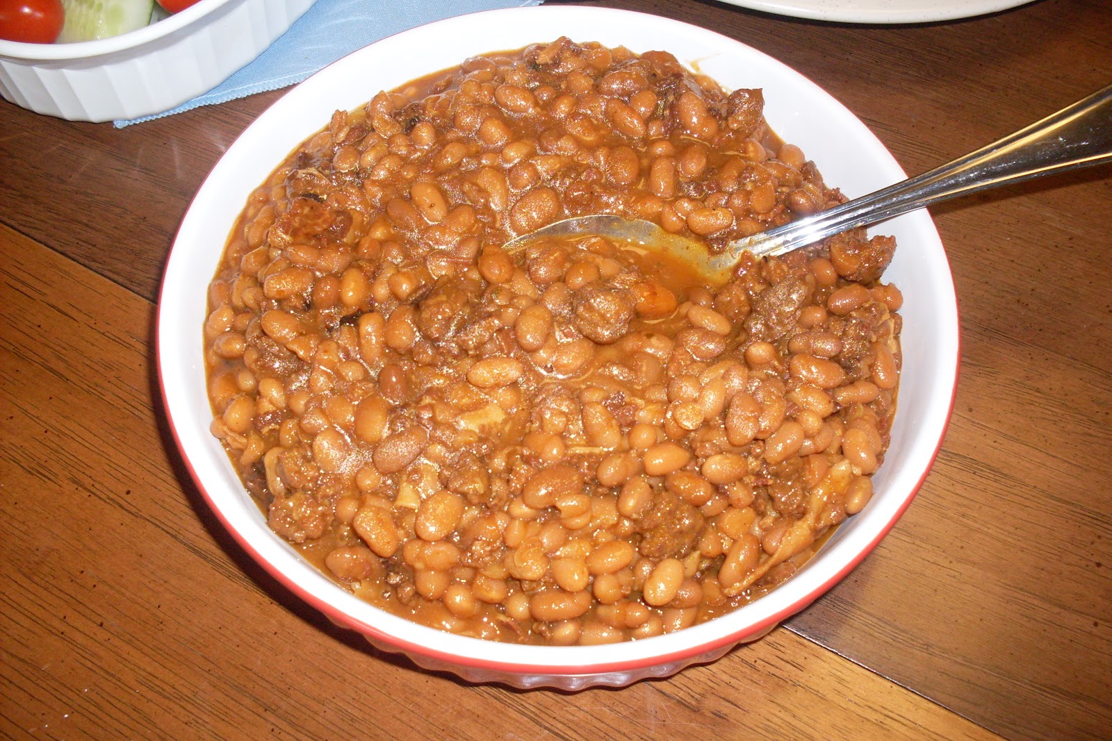Western Style Baked Beans, in the crockpot Our Sunday Cafe, the Retirement Edition!