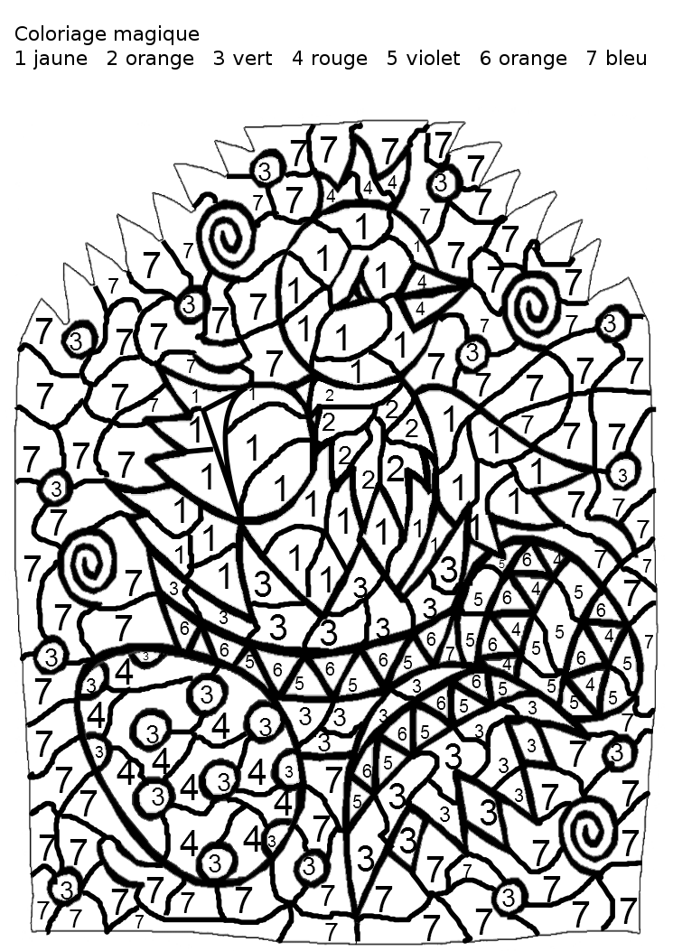 Maternelle: Coloriage magique : une poule de Pâques et ses ...