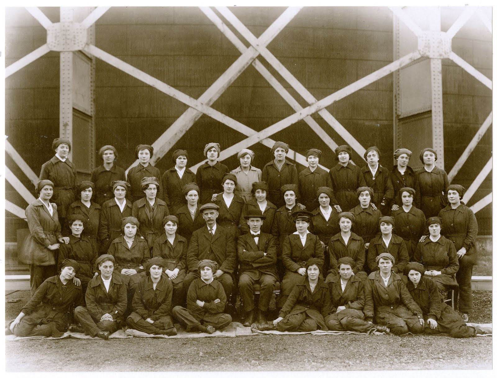 Ladies of the Gas Works during the war