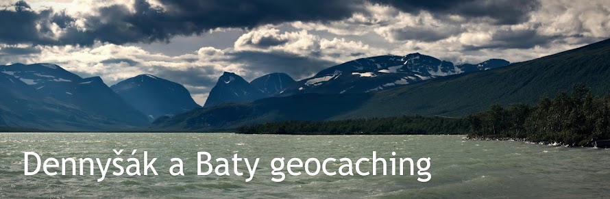 Denny a Baty geocaching