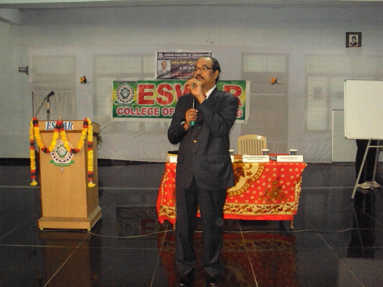 Eswar College Of Engineering Blog Dr B V Pattabhiram Program