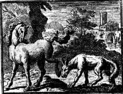 Fablimages La Fontaine et ses illustrateurs Le cheval et le loup