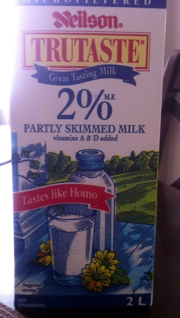 Milk that tastes like Homo