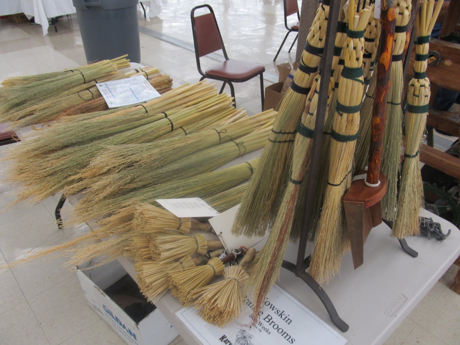 PrunePicker Broom making the old fashioned way.