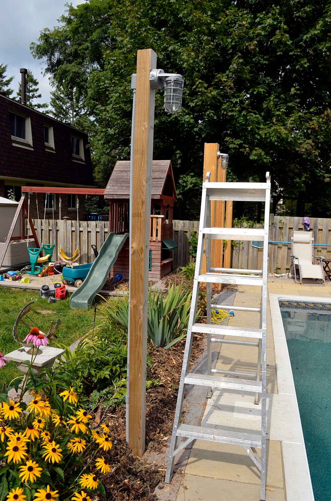 House of Frost Hiding Wires in Fenceposts