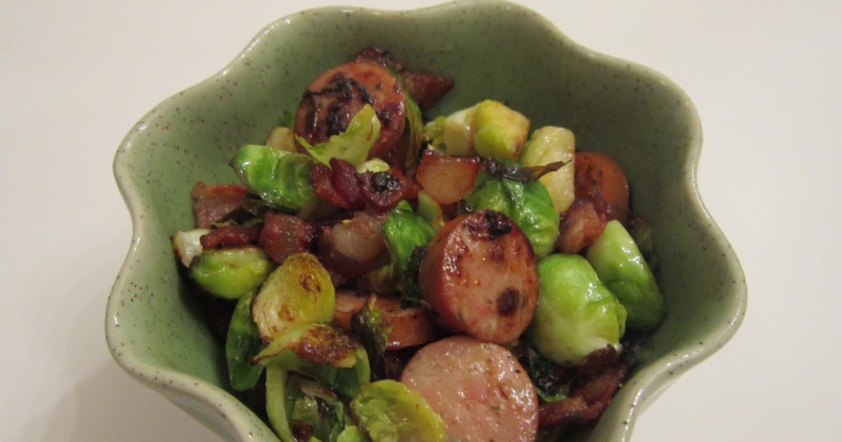 Sweet Beginnings Recipe Swap Brussels Sprouts with Bacon & Chicken