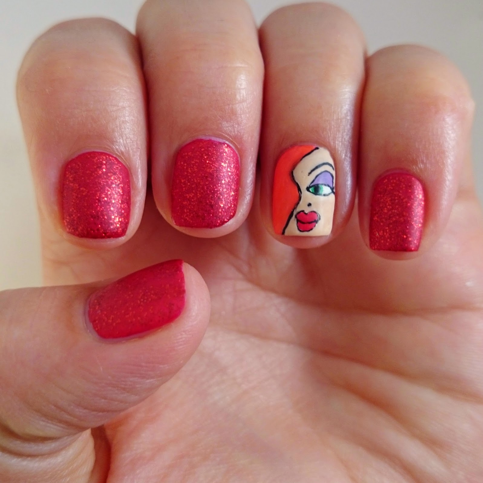 Dahlia Nails Who Painted Jessica Rabbit?