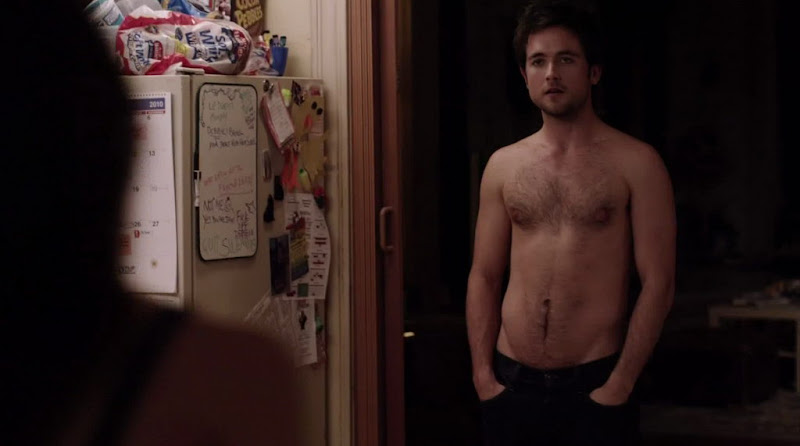 Justin Chatwin is shirtless on the pilot of Shameless. 