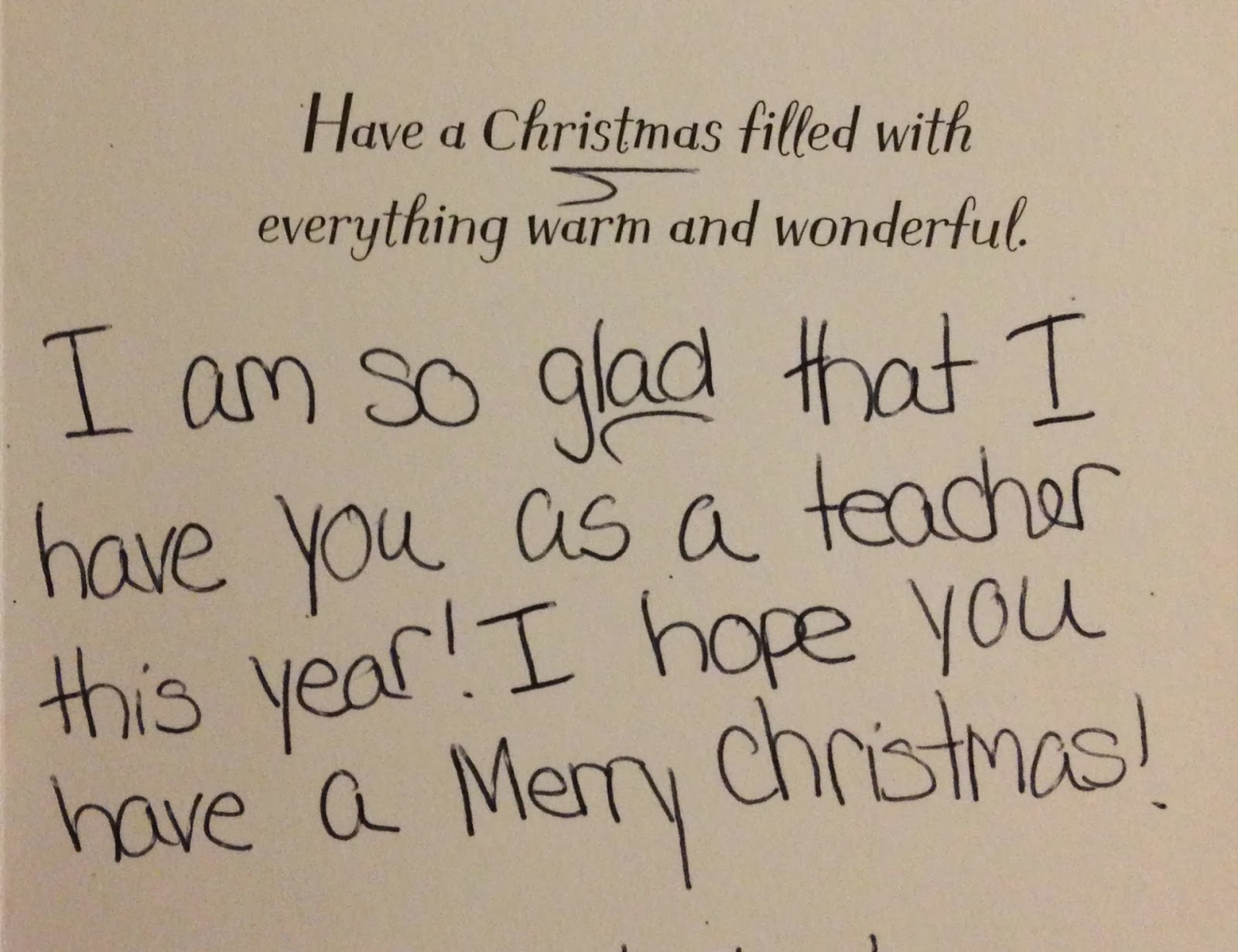 Some of the Best Things in Life are Mistakes: The Best Christmas Teacher Gifts I Received This Year