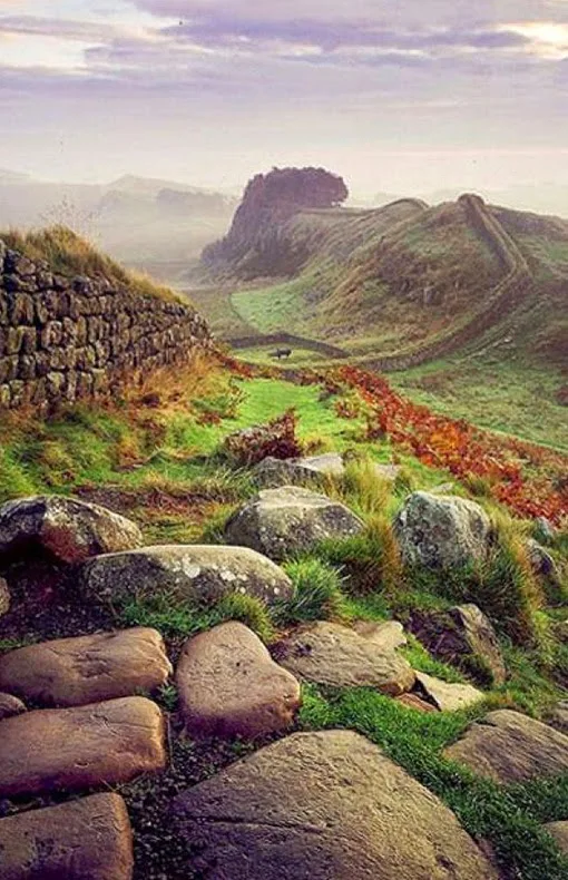 Autumn at Hadrian’s Wall/Scottish border: 
