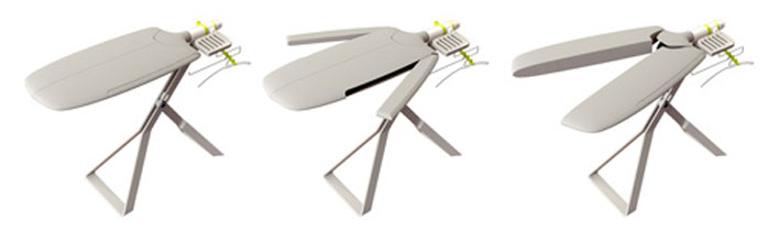 La tabla de planchar E-Board
