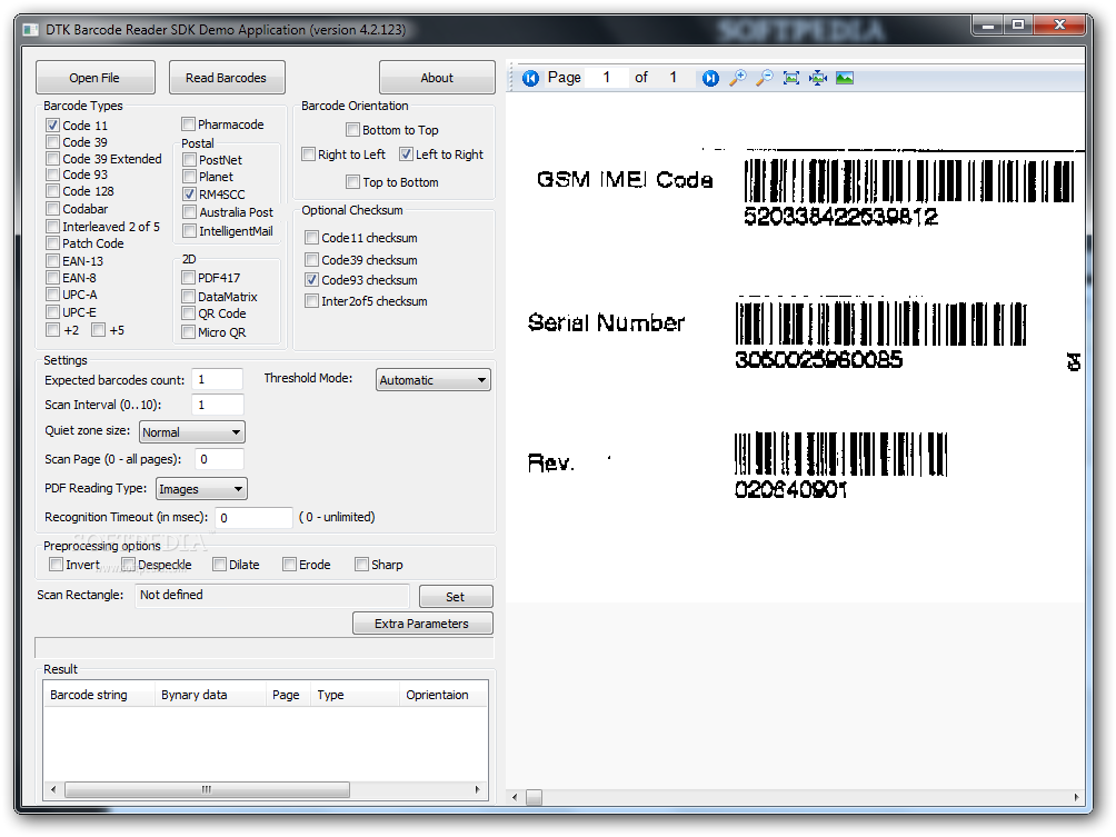 تحميل وتنزيل برنامج Barcode Reader SDK 4.2.214 لقراءة الباركود والتعرف